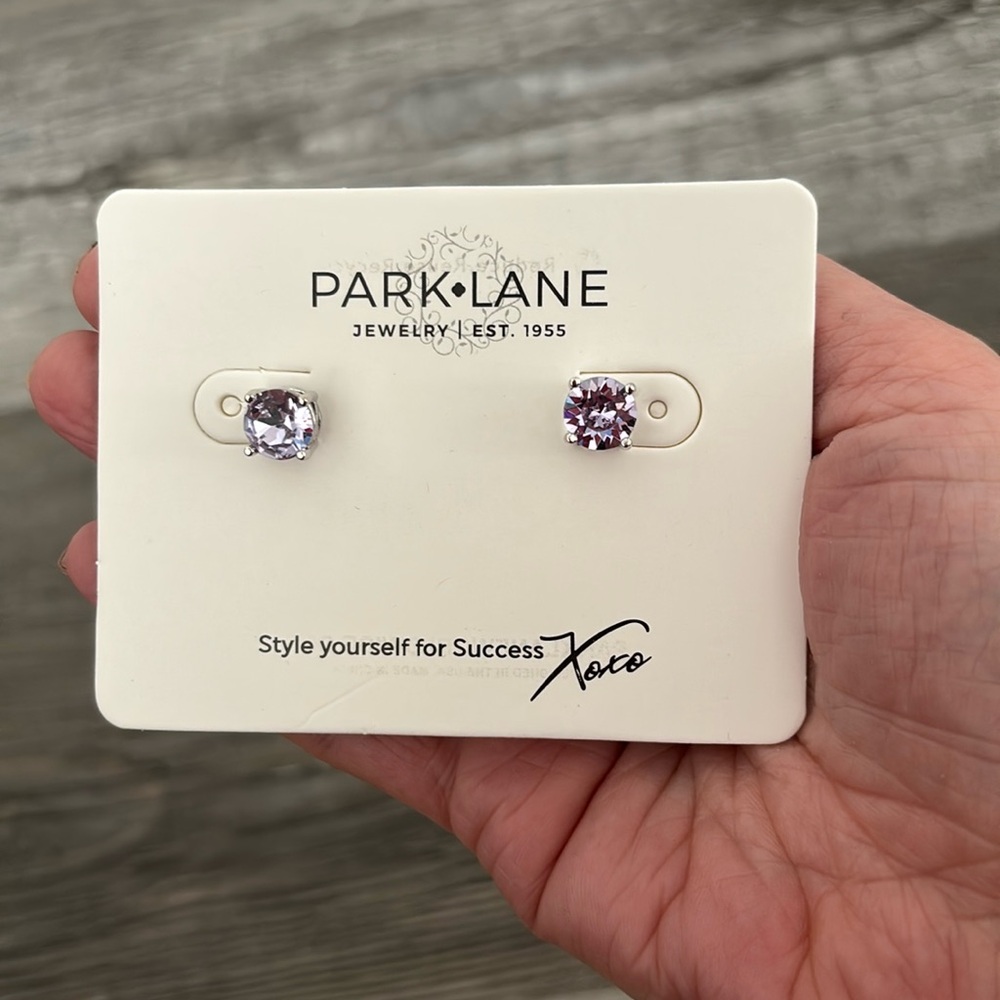 Impression Earrings Lavender